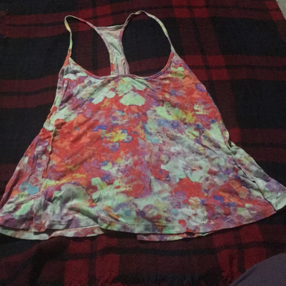 Cute Tie die tank top.